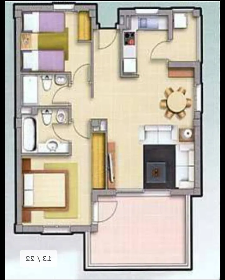 Ferienwohnung Moderne Penthouse-Whg am Hafen von Cala d'Or / WLAN, Klimaanlage, Pool 0*, Cala D´Or